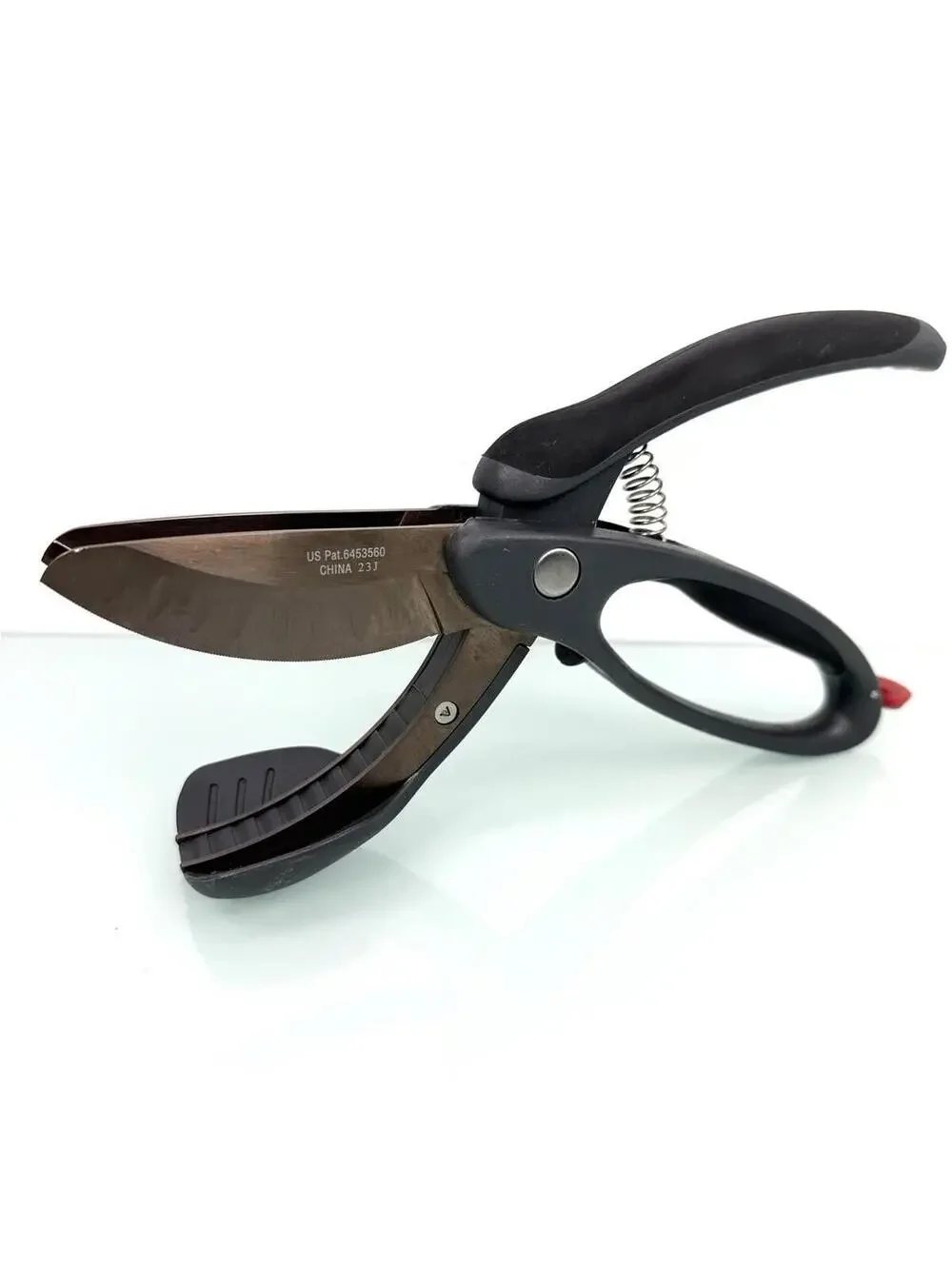 Pampered Chef Salad Chopper 2582 Black Stainless Steel Kitchen Shears
